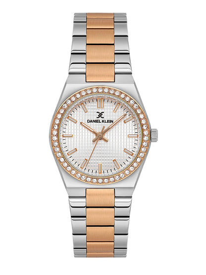 Daniel Klein Women Dial &amp; Stainless Steel Bracelet Style Straps Watch DK.1.13949-6
