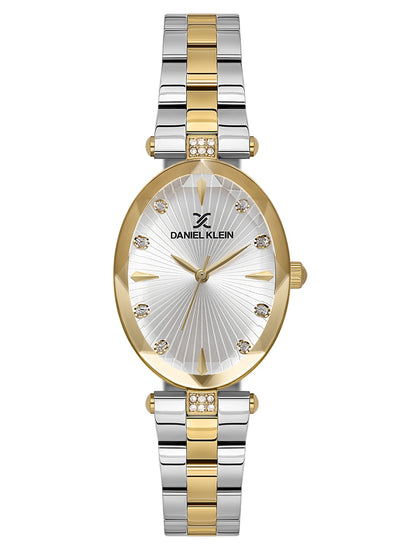 Daniel Klein Women Dial &amp; Stainless Bracelet Style Straps Analogue Watch DK.1.13954-3