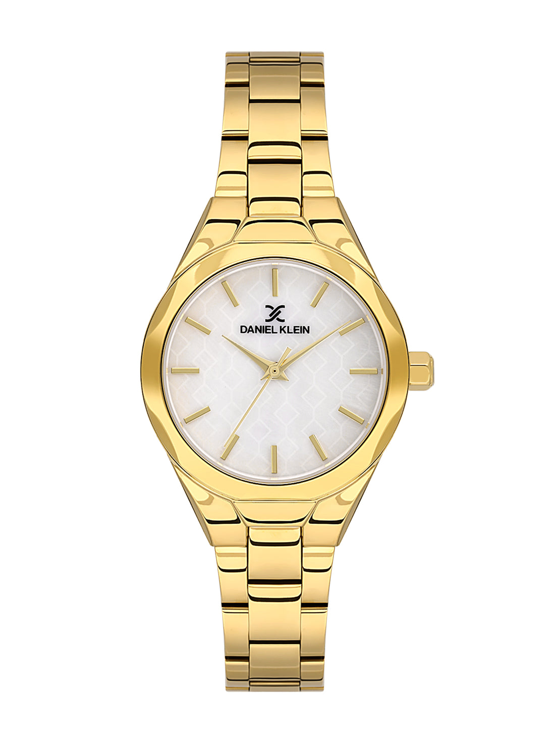 Daniel klein IPG White MOP Sunray Dial Watch for Women DK.1.13965-3
