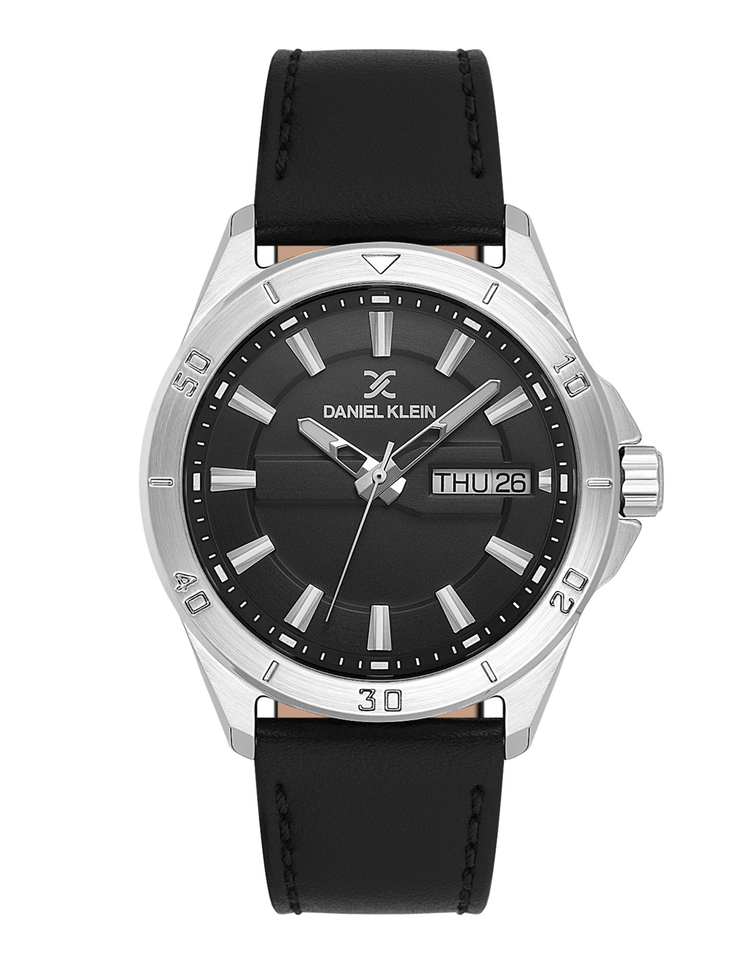 Daniel Klein Men Dial &amp; Leather Straps Analogue Watch DK.1.13975-2