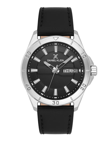 Daniel Klein Men Dial &amp; Leather Straps Analogue Watch DK.1.13975-2