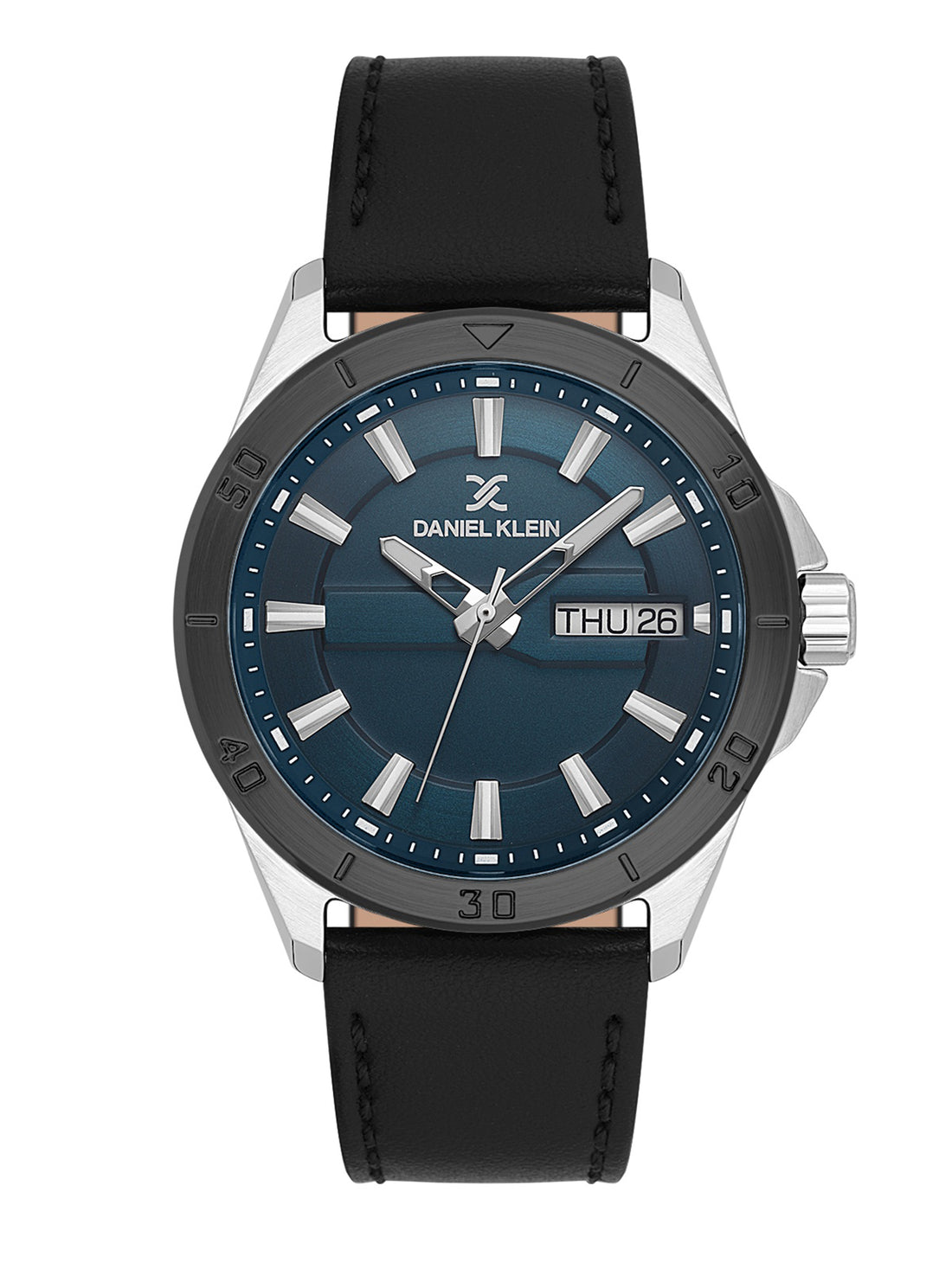 Daniel Klein Men Dial &amp; Leather Straps Analogue Watch DK.1.13975-3