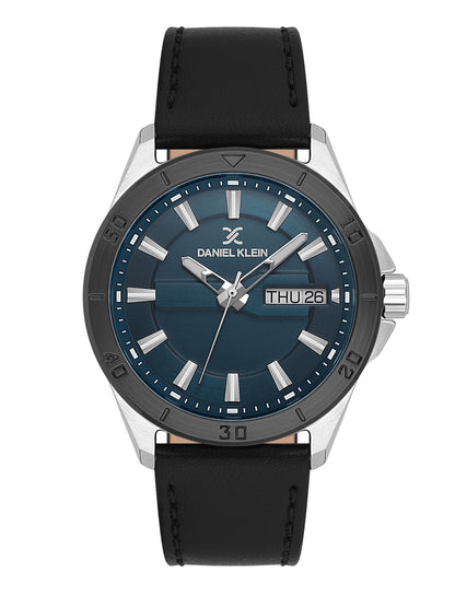 Daniel Klein Men Dial &amp; Leather Straps Analogue Watch DK.1.13975-3