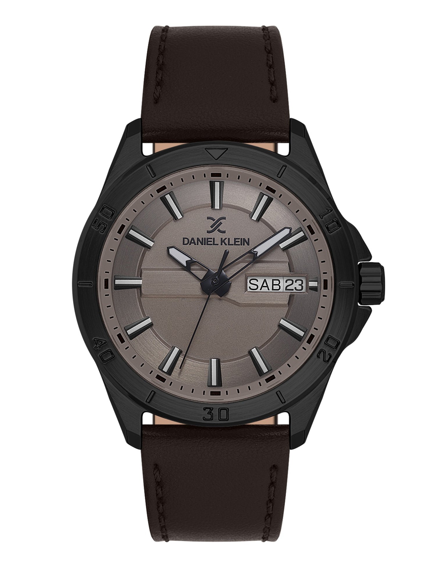 Daniel Klein Men Leather Straps Analogue Watch DK.1.13975-5