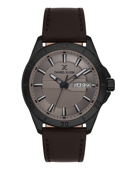 Daniel Klein Men Leather Straps Analogue Watch DK.1.13975-5