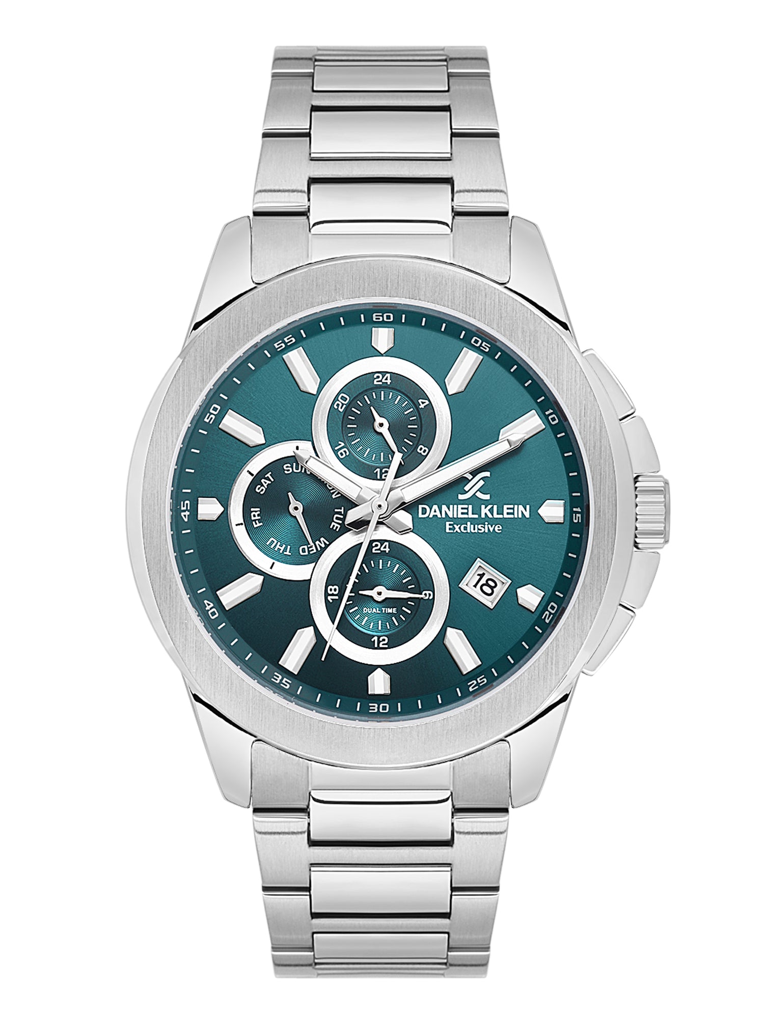 Daniel Klein Men’s Blue Dial Stainless Steel Watch DK.1.13995-3