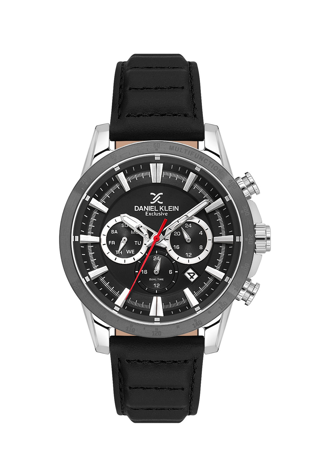 Daniel Klein Exclusive Unisex Dial &amp; Leather Straps Analogue Watch DK.1.14006-1