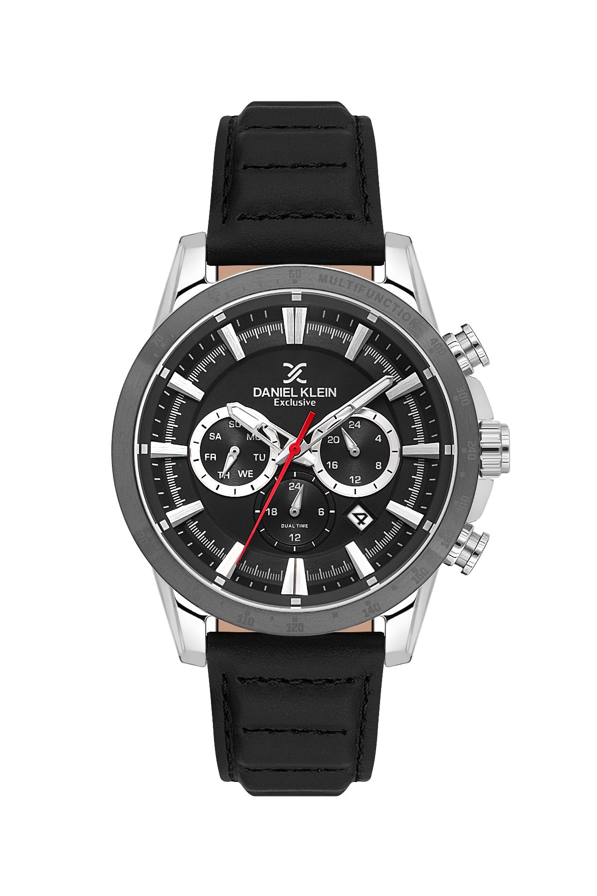 Daniel Klein Exclusive Unisex Dial &amp; Leather Straps Analogue Watch DK.1.14006-1