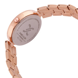 Rose Gold Strap with Stone Studded Case Women Premium Watch