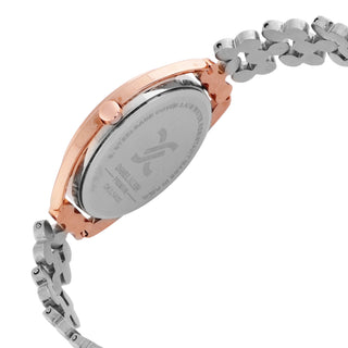 Silver and Rose Gold Strap Women Premium Watch