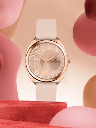 Blush Soft Leather Band Women Premium Watch