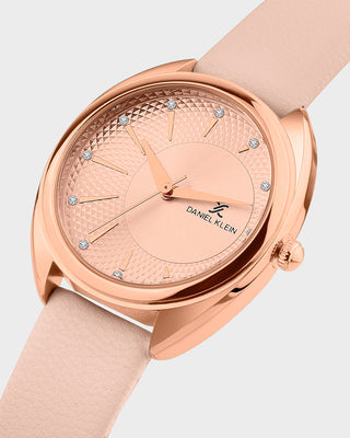 Blush Soft Leather Band Women Premium Watch