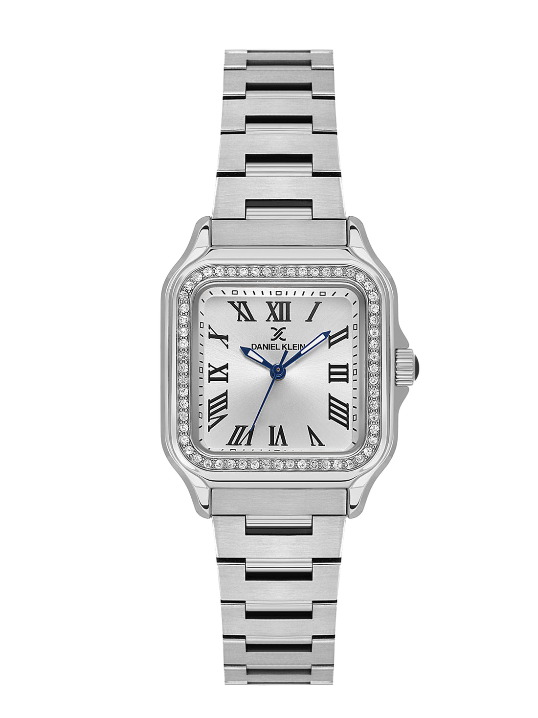 Daniel klein Premium Lady Silver Sunray Dial Stainless Steel Watch DK.1.14040-1