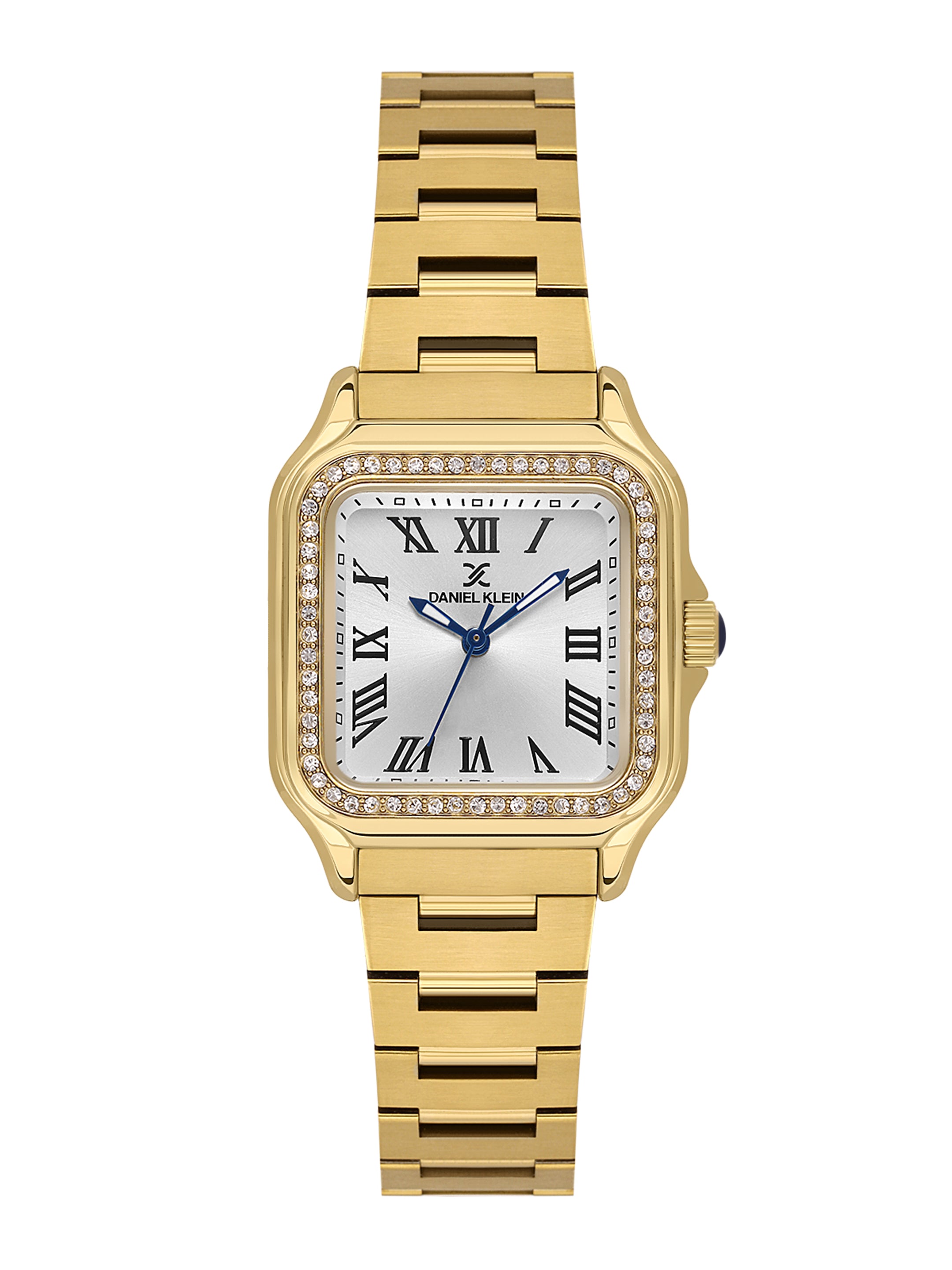 Daniel klein Premium Lady Silver Sunray Dial Stainless Steel Watch DK.1.14040-3