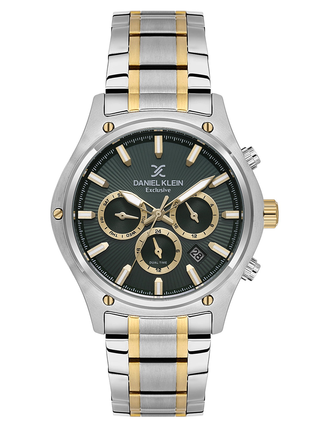 Daniel Klein Men’s Dark Green Dial Stainless Steel Watch DK.1.14057-5