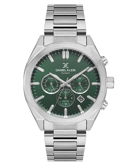 Daniel Klein Men’s Dark Green Dial Stainless Steel Watch DK.1.14064-3