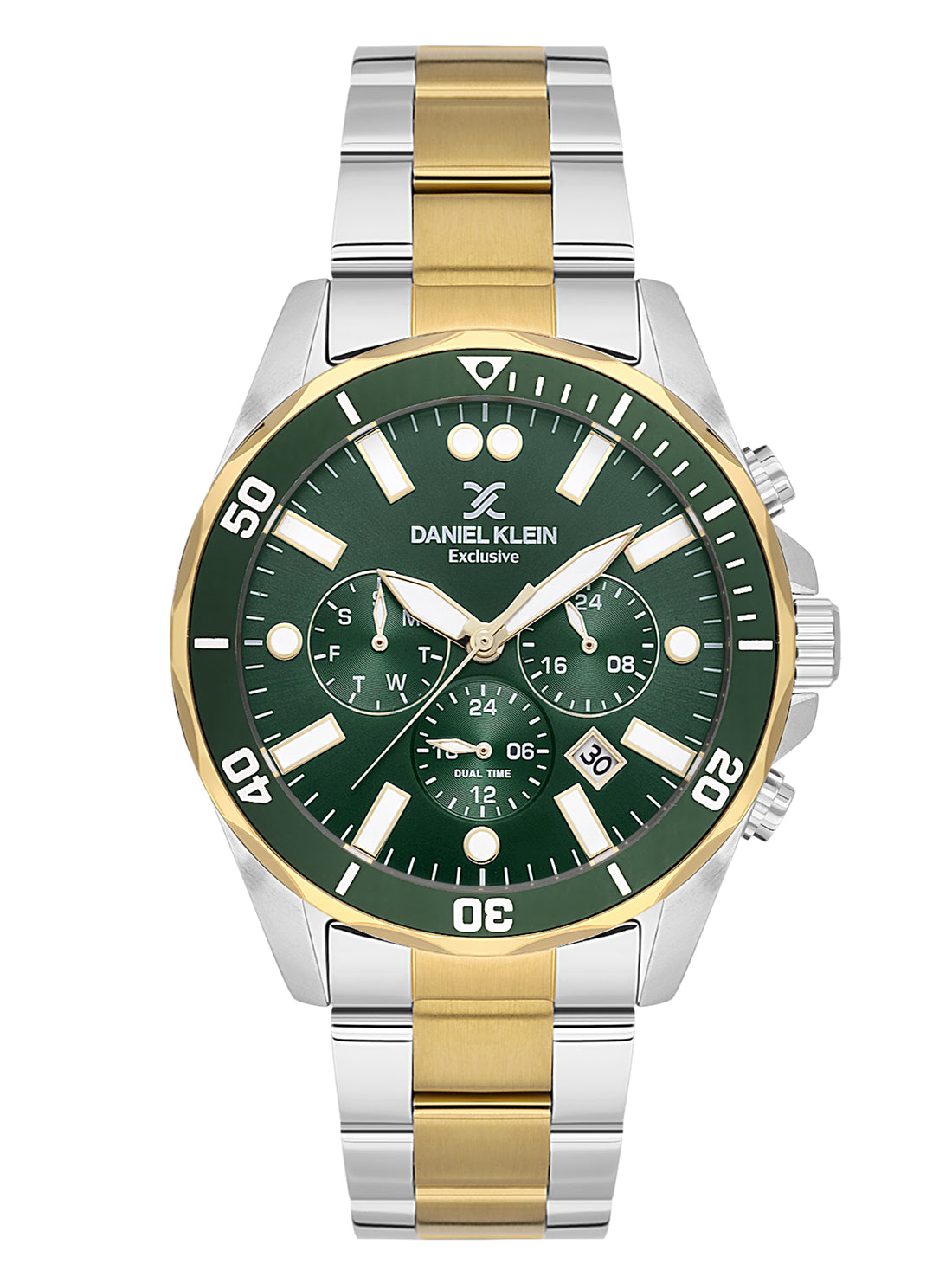 Daniel Klein Men’s Dark Green Dial Stainless Steel Watch DK.1.14067-5