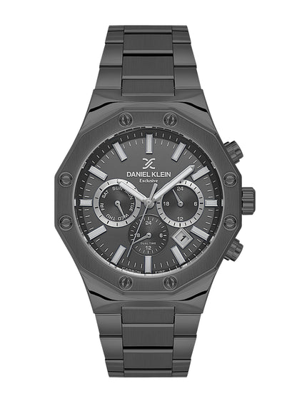 Daniel Klein Men’s Gun Dial Stainless Steel Watch DK.1.14074-5