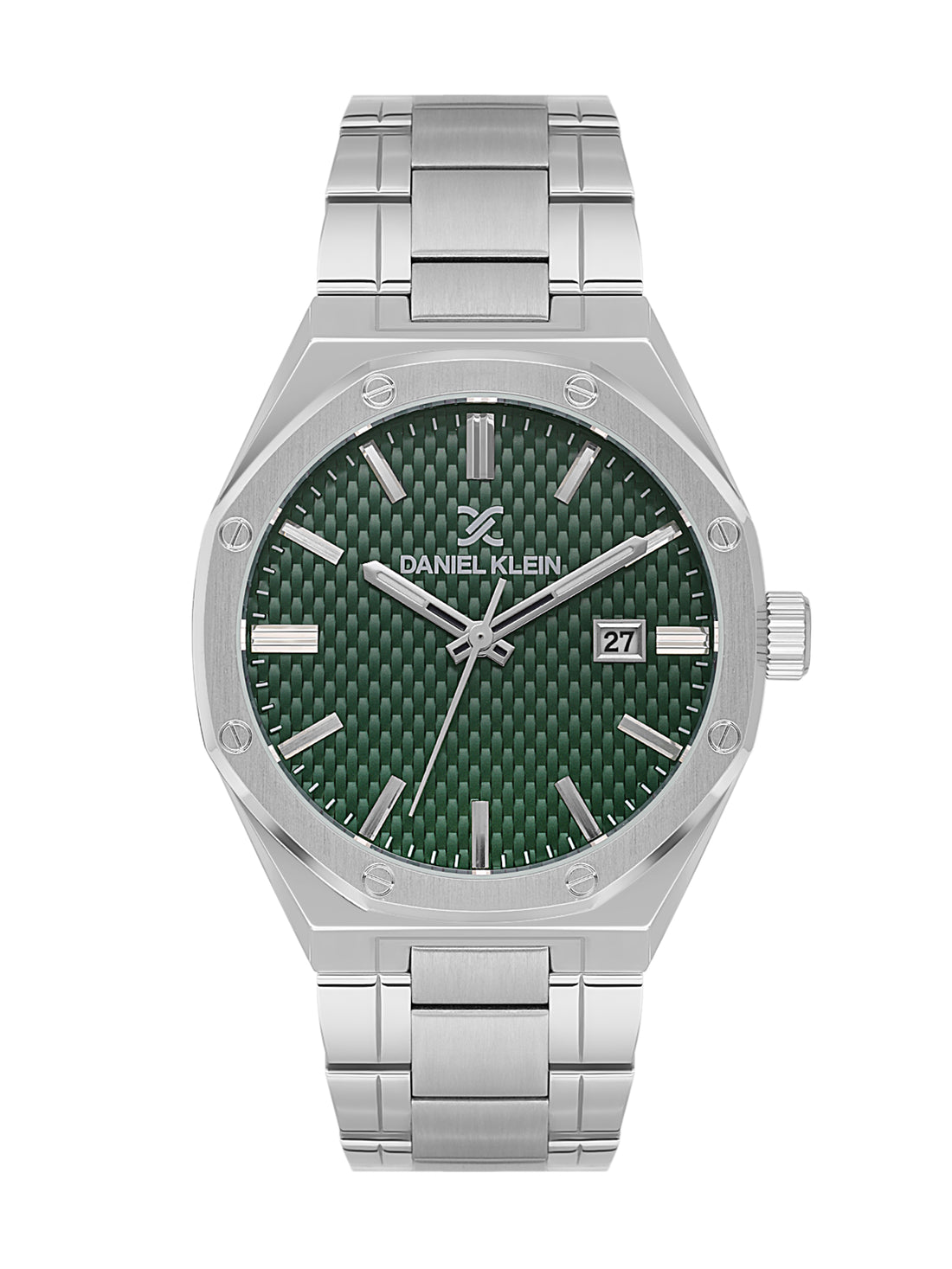Daniel Klein Men’s Dark Green Dial Stainless Steel Watch DK.1.14081-4