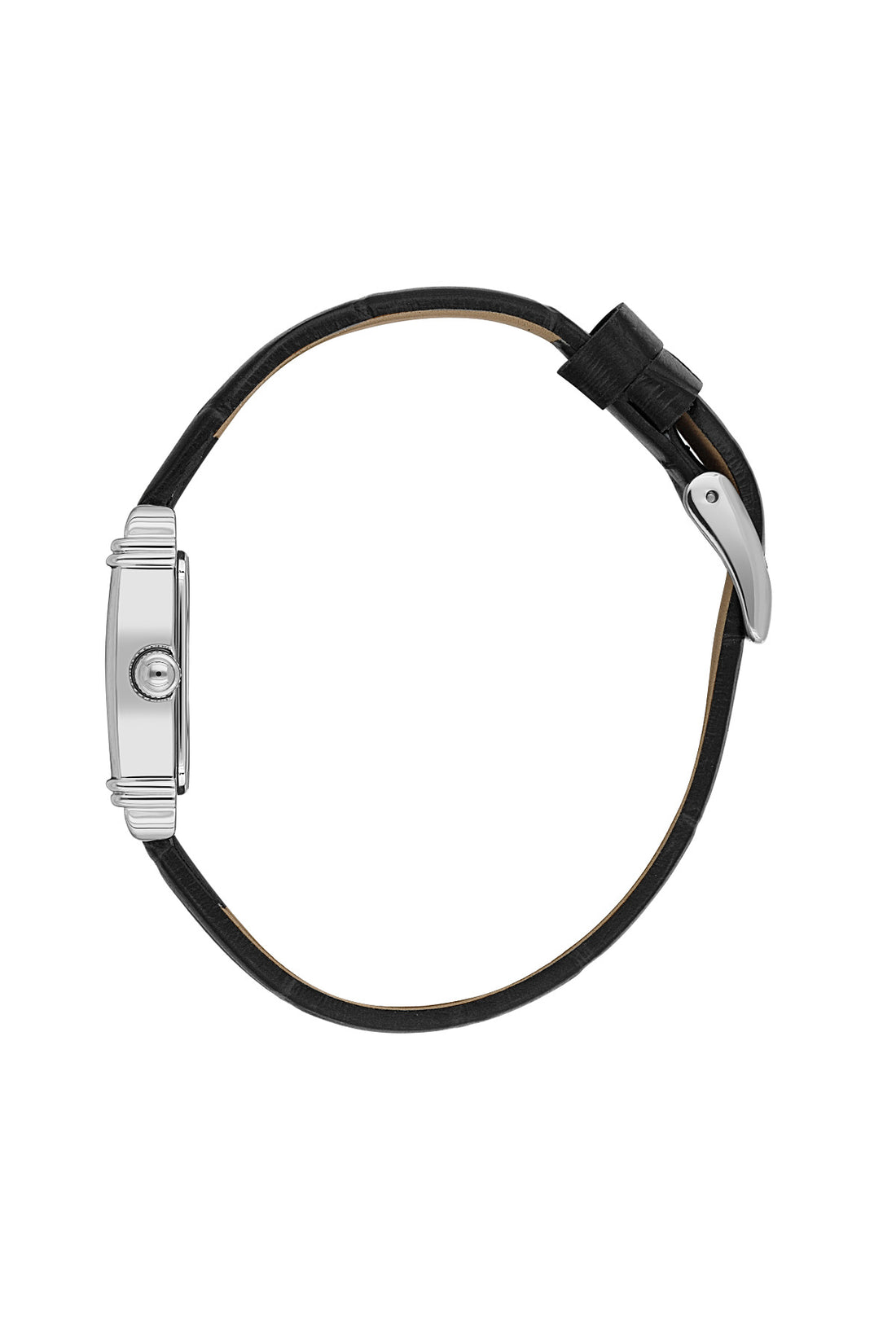 Daniel Klein Silver Dial Black Strap Women’s Analog Watch DK.1.14116-1