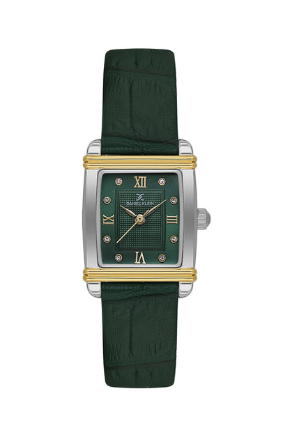 Daniel Klein Green Dial Green Strap Women’s Analog Watch DK.1.14116-4