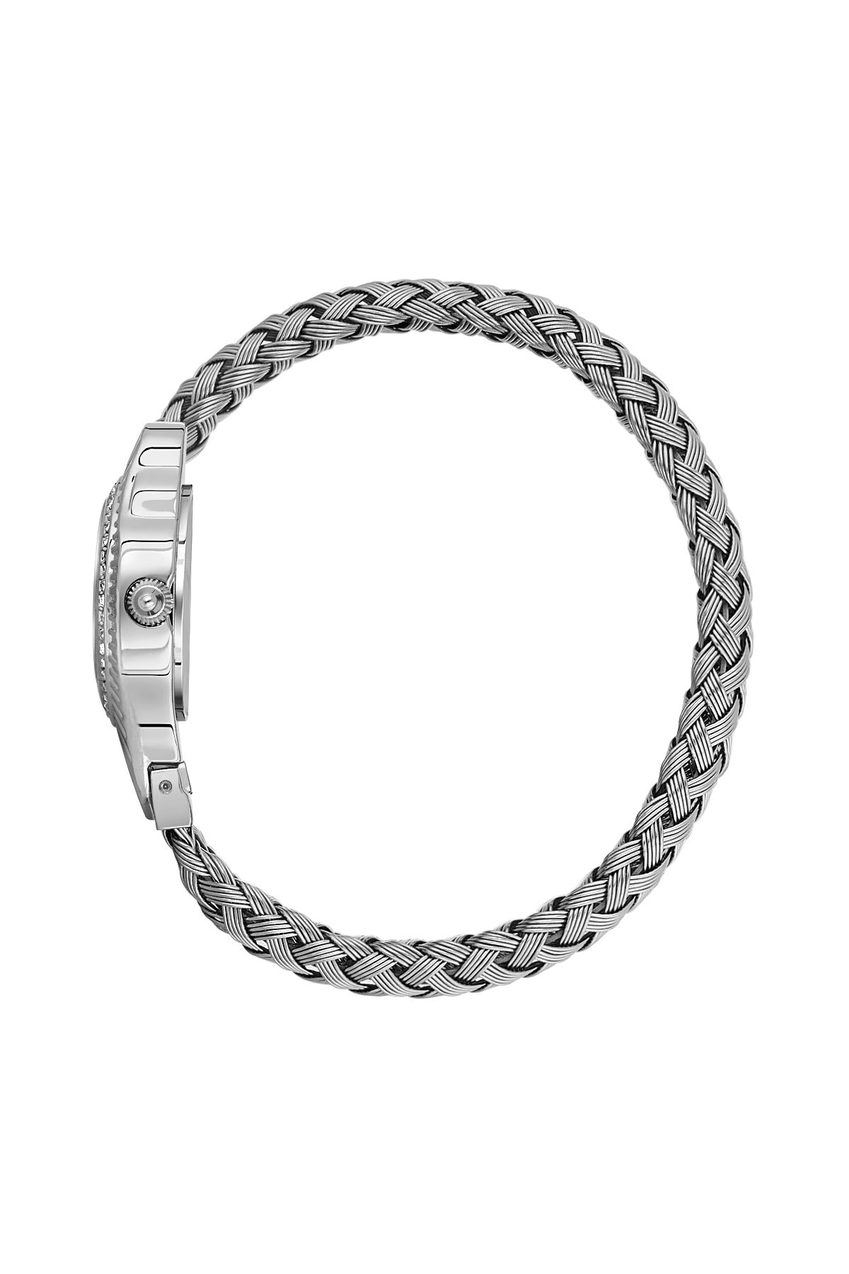 Daniel Klein White MOP Dial Silver Strap Women’s Analog Watch DK.1.14121-1