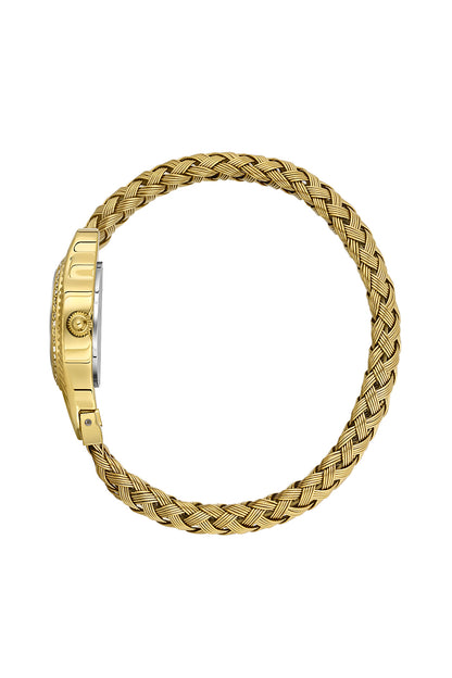 Daniel Klein Gold Dial Gold Strap Women’s Analog Watch DK.1.14121-2