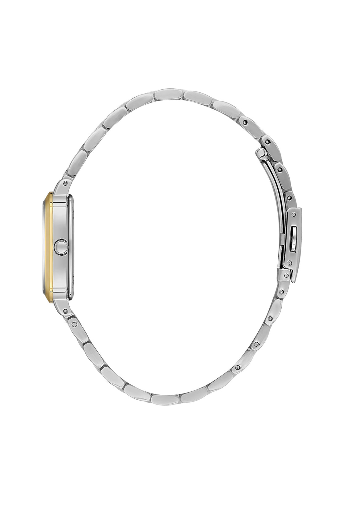 Daniel Klein Silver Dial Two-Tone Strap Women’s Analog Watch DK.1.14127-4