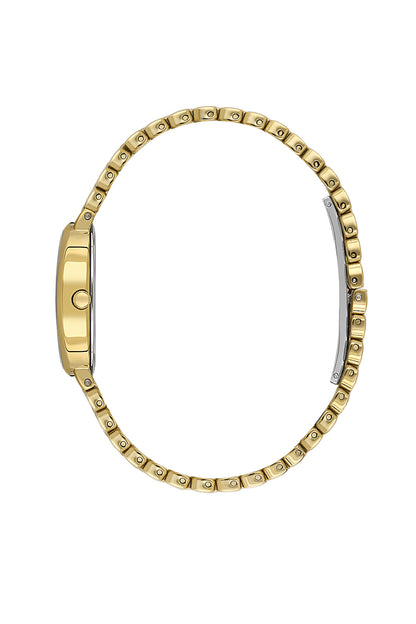 Daniel Klein Light Champagne Dial Gold-Tone Women’s Analog Watch DK.1.14130-2