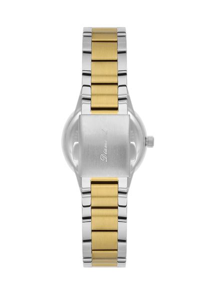 Daniel Klein Dark Green Dial Dual-Tone Women’s Analog Watch DK.1.14136-4