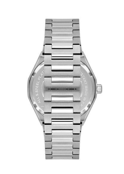 Daniel Klein Gun Black Dial Silver Strap Men’s Analog Watch DK.1.14150-2