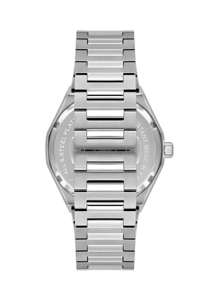 Daniel Klein Green Dial Silver Strap Men’s Analog Watch DK.1.14150-5