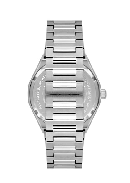 Daniel Klein Blue Dial Silver Strap Men’s Analog Watch DK.1.14150-6