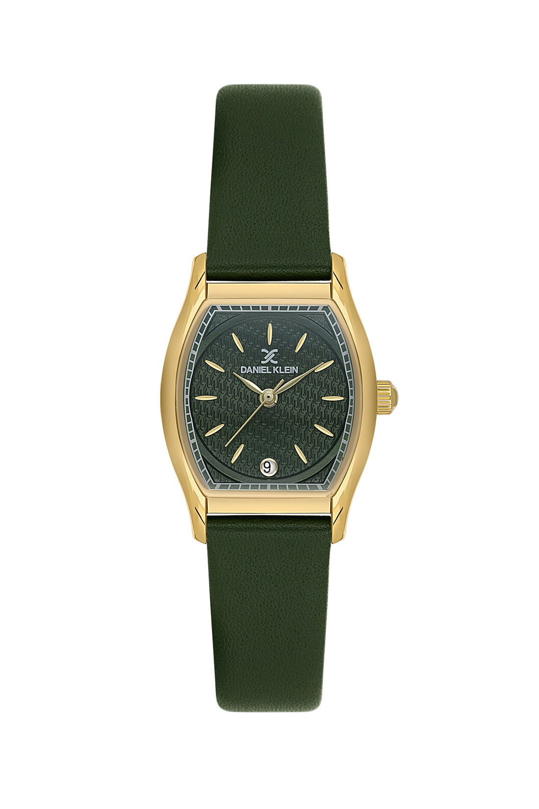 Daniel Klein Dark Green Dial &amp; Strap Women’s Analog Watch DK.1.14152-4