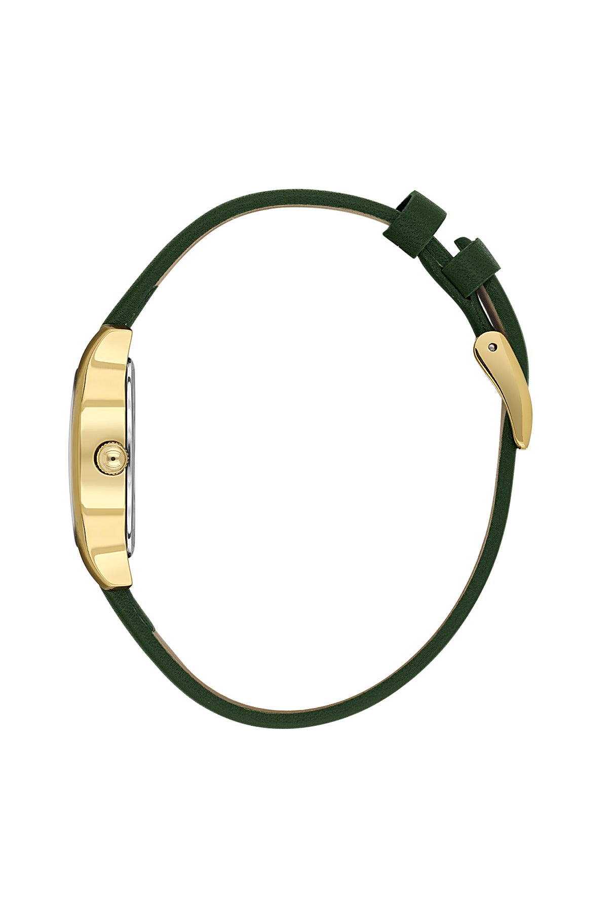Daniel Klein Dark Green Dial &amp; Strap Women’s Analog Watch DK.1.14152-4