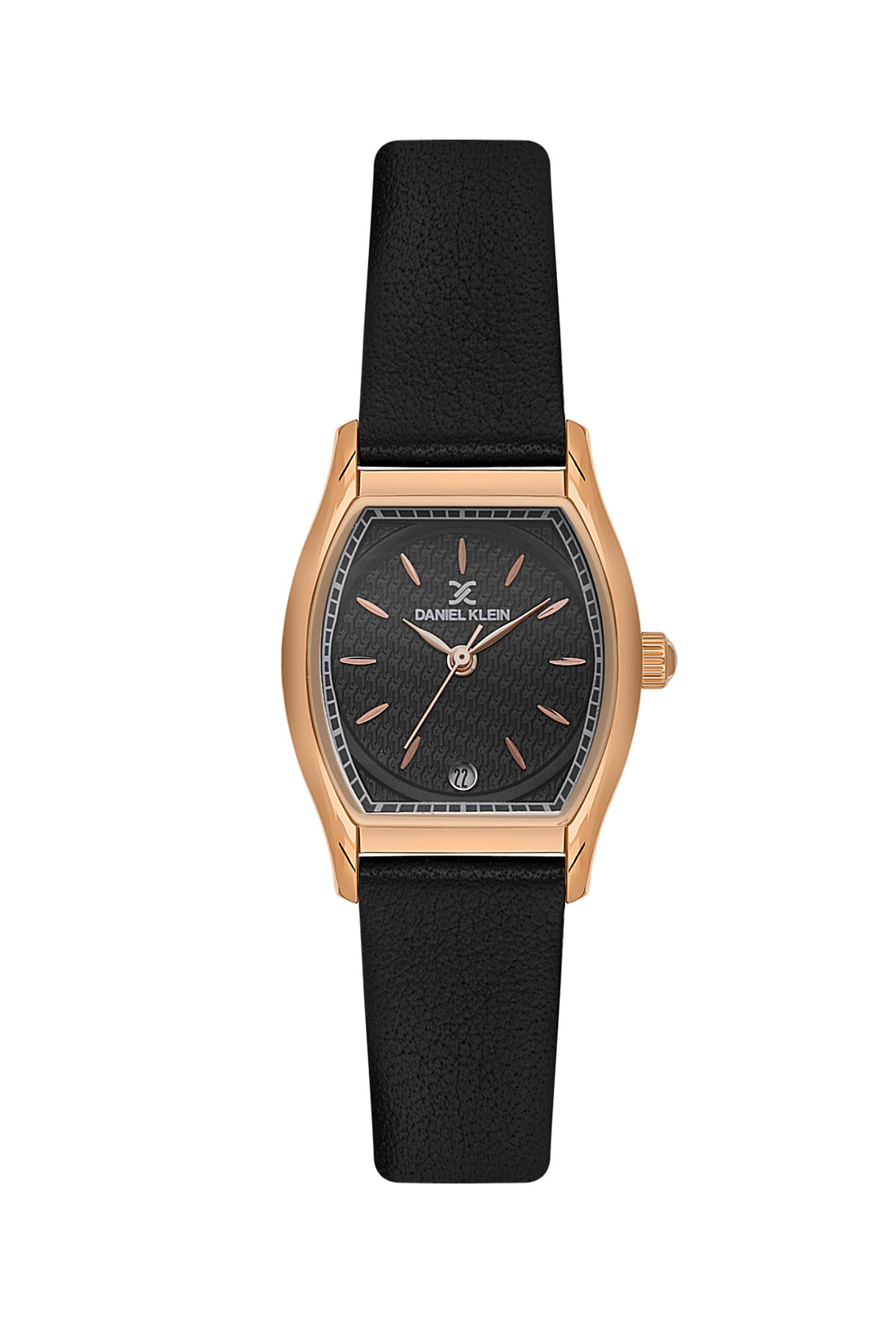 Daniel Klein Black Dial &amp; Black Strap Women’s Analog Watch DK.1.14152-6