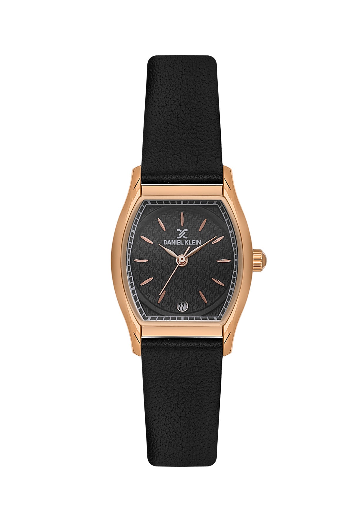 Daniel Klein Black Dial &amp; Black Strap Women’s Analog Watch DK.1.14152-6