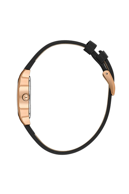 Daniel Klein Black Dial &amp; Black Strap Women’s Analog Watch DK.1.14152-6