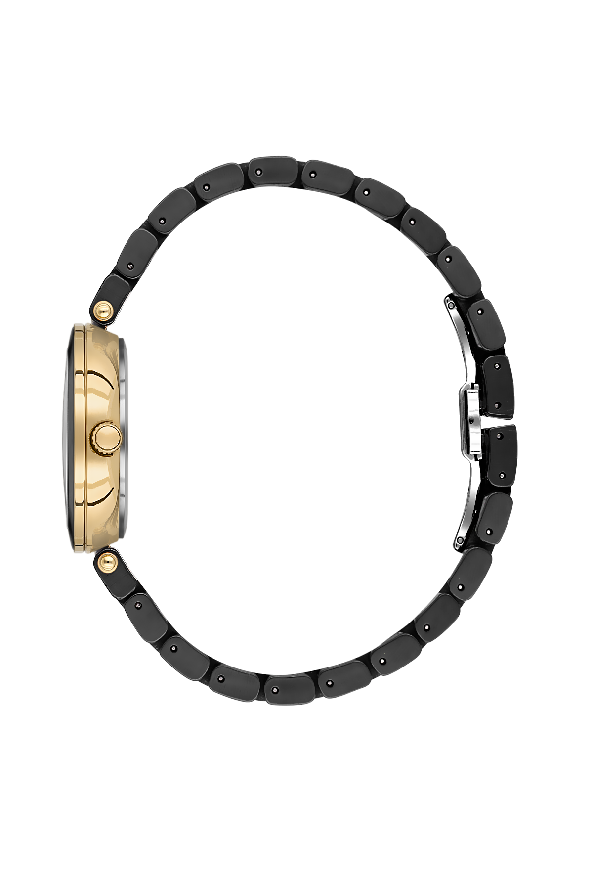 Daniel Klein Gun Black Dial &amp; Black Strap Women’s Analog Watch DK.1.14282-3