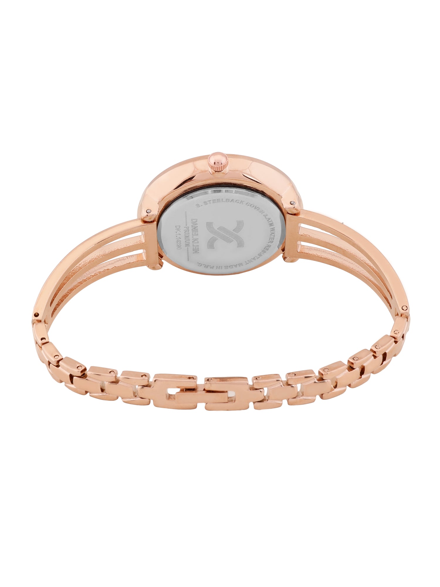 Mint green round shape watch for women- DK.1.14290-3
