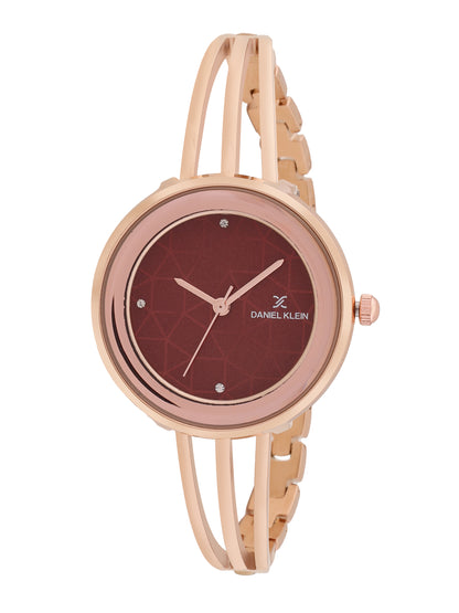 Maroon Dial watch- DK.1.14290-5