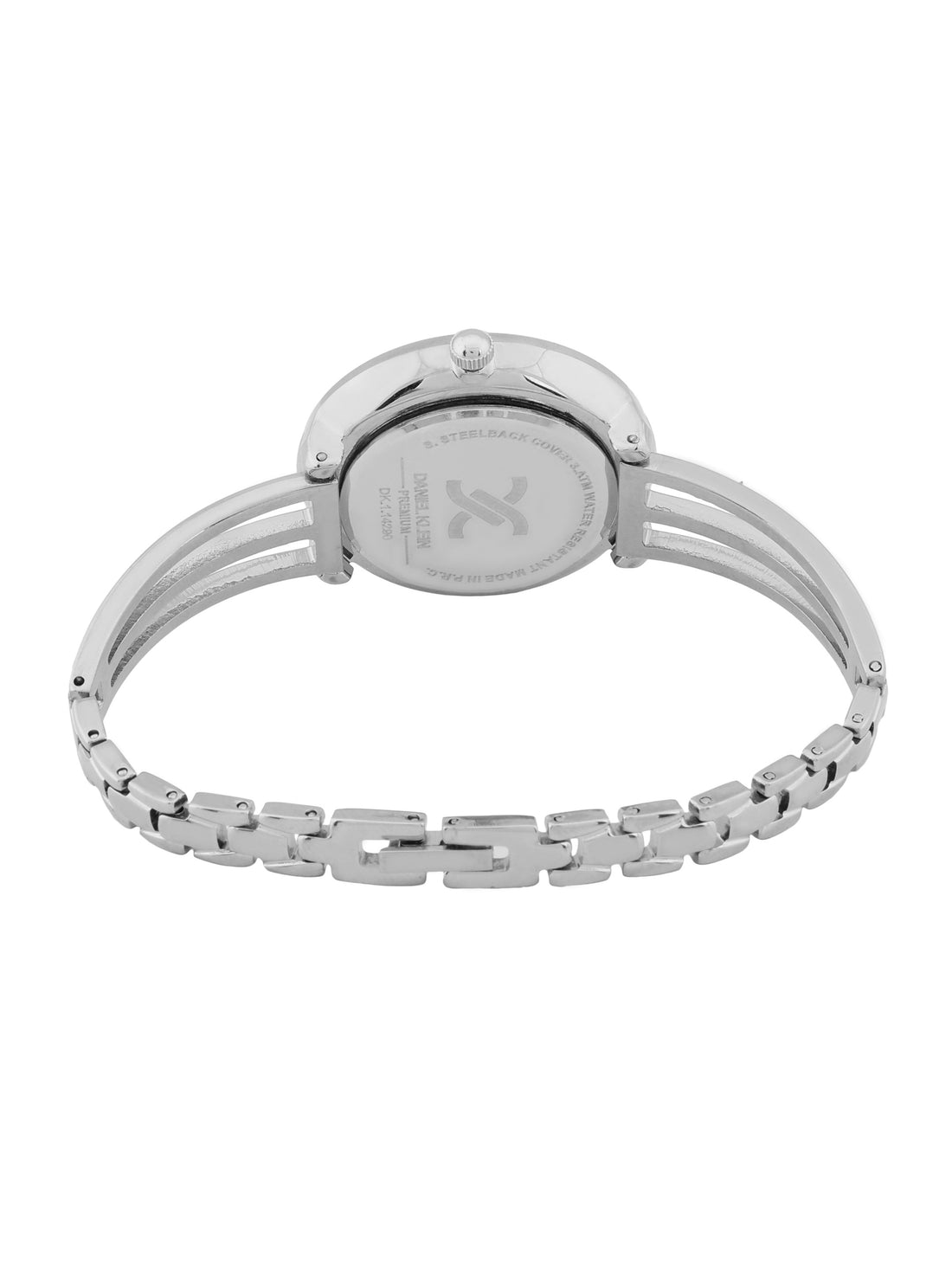 Mint green Dial with silver strap watch for women- DK.1.14290-6