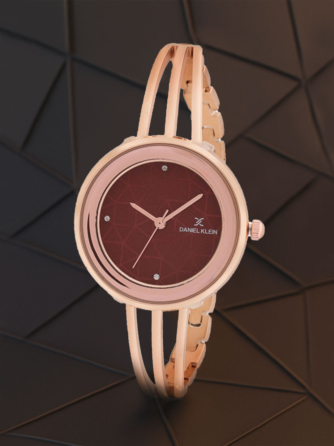 Maroon Dial watch- DK.1.14290-5
