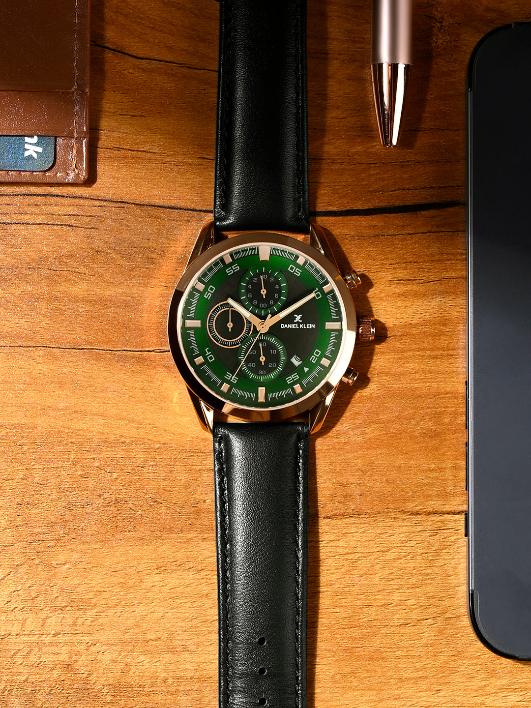 Green Dial Timepiece watch for men - DK.1.14291-4