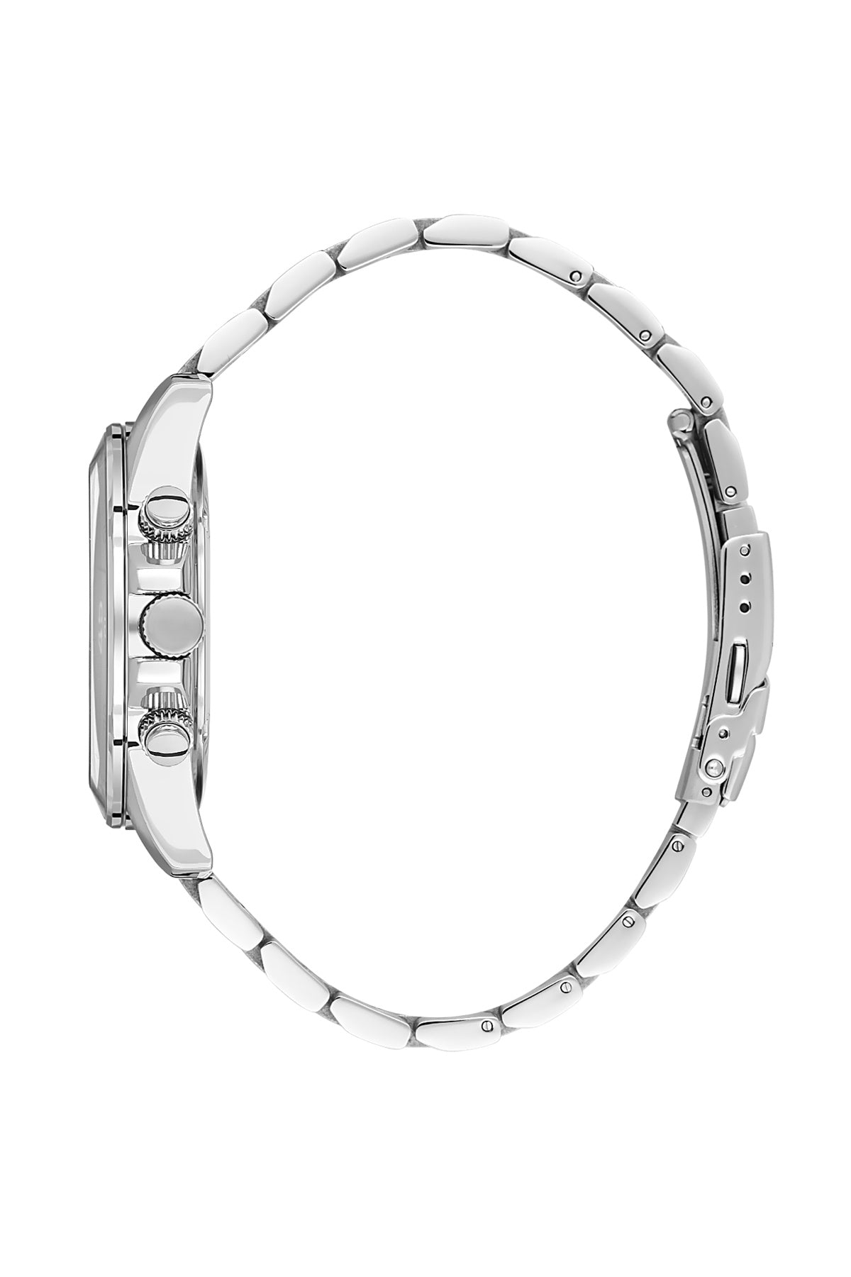 Men Silver Dial Silver Chronograph Analogue Watch