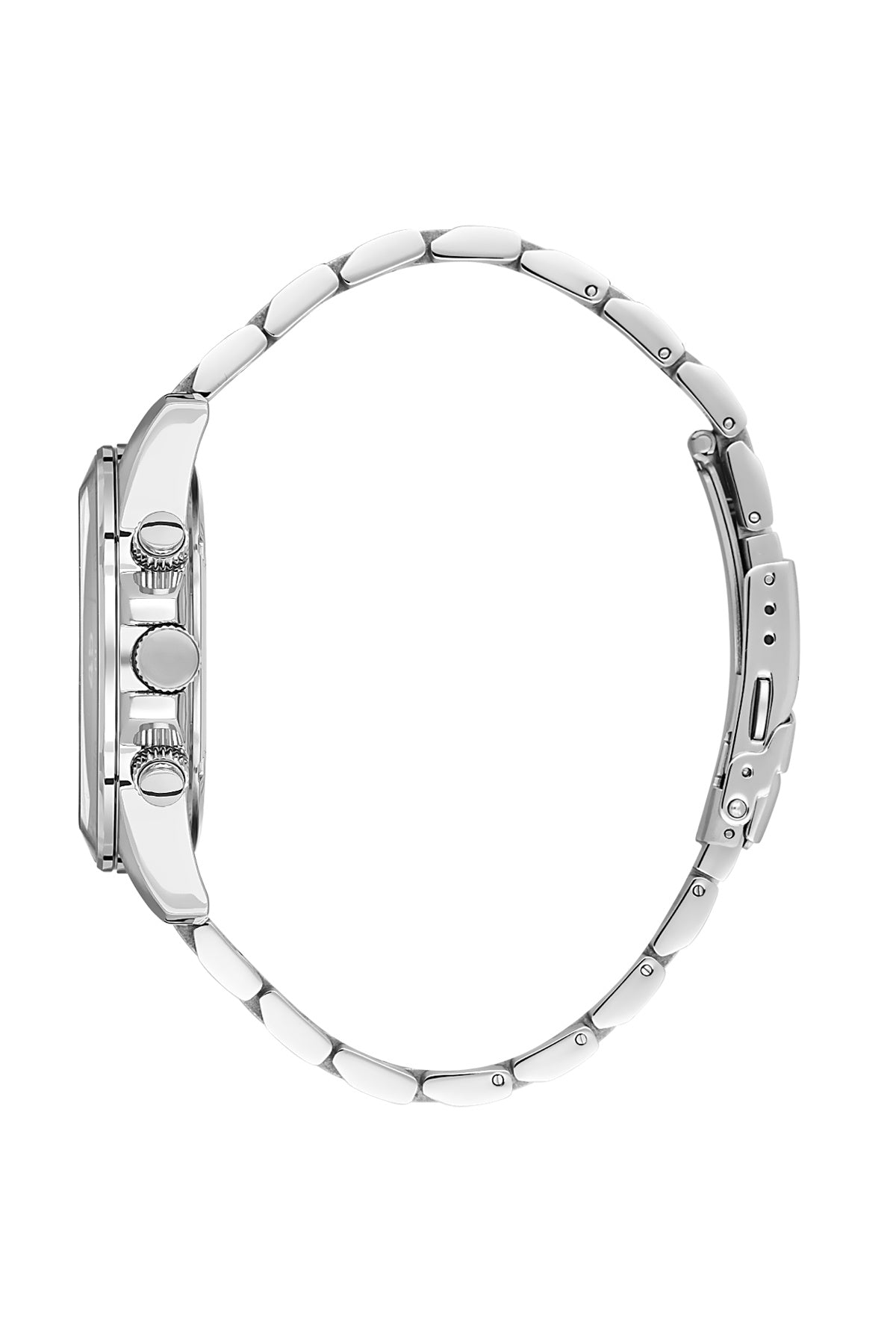 Men Grey Dial Silver Chronograph Analogue Watch