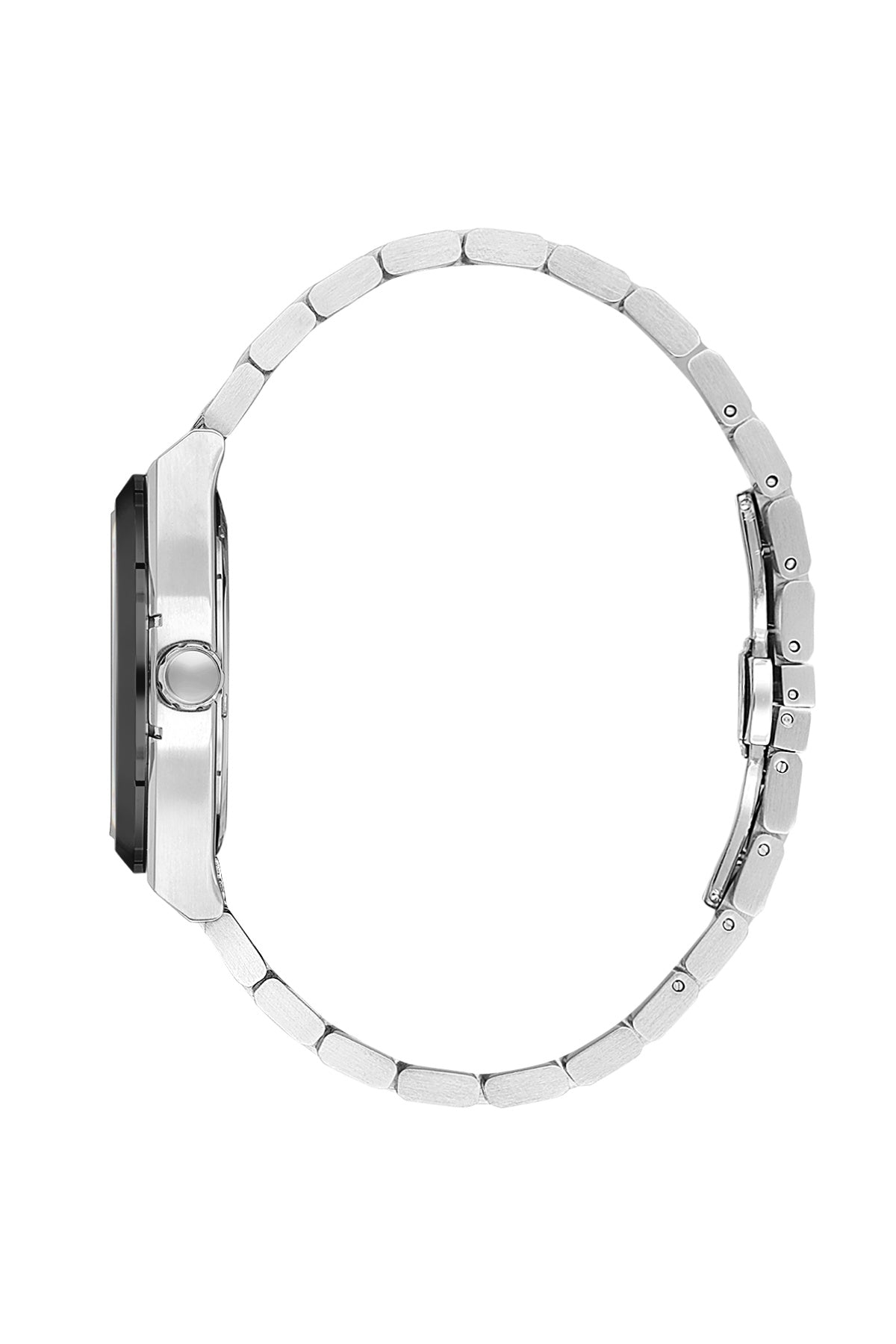 Men Grey Dial Silver Multifunction Analogue Watch