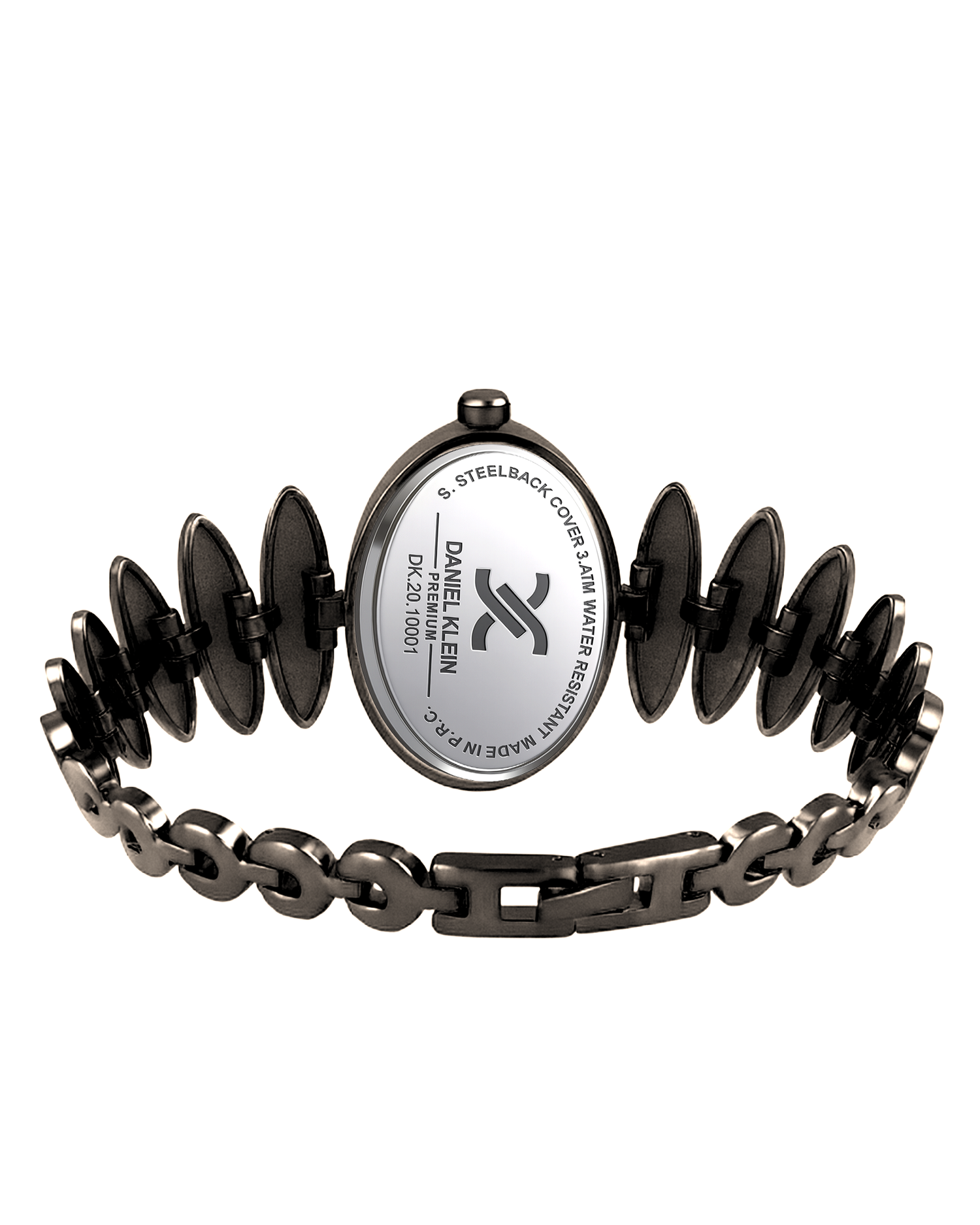 "Daniel Klein Women’s Brown Bracelet Watch – Elegant Maroon Oval Dial, Premium Design "