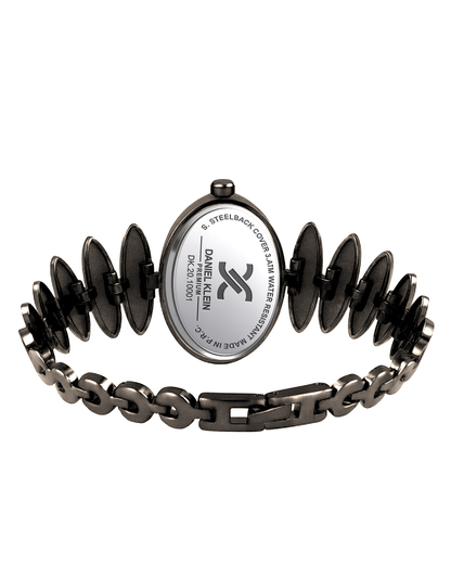"Daniel Klein Women’s Brown Bracelet Watch – Elegant Maroon Oval Dial, Premium Design "