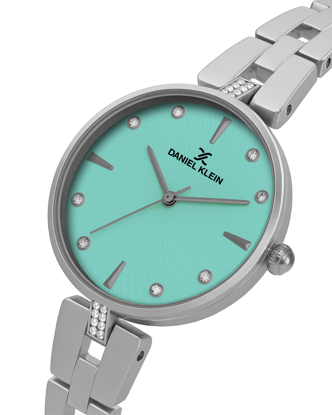 "Daniel Klein Women’s Silver Bracelet Watch – Tiffany Blue Dial, Elegant Premium Design "
